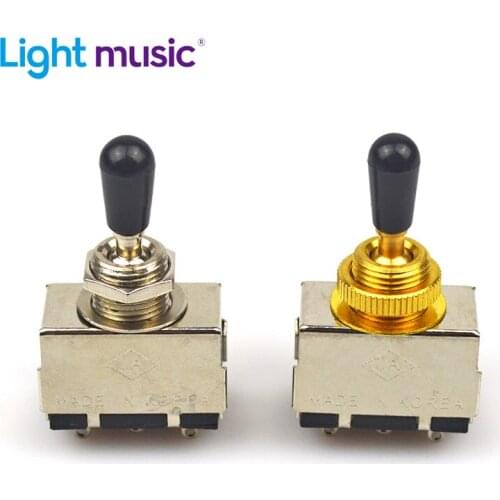 Metal with Plastic Switch Cap 3 Way Toggle Switch for LP SG Electric Guitar High Quality 3 Way Control Electric Guitarra Switch