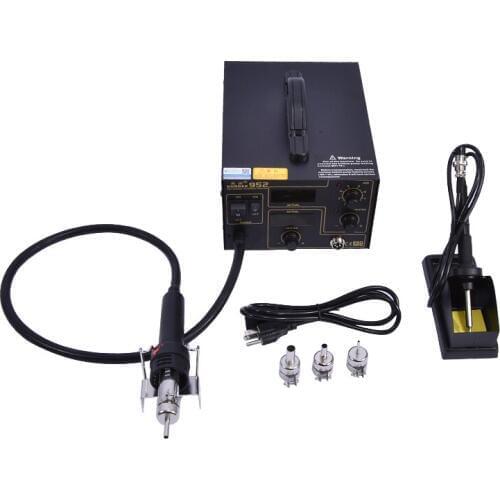 New 270W Gordak 952 soldering station + hot air heat gun 2 in 1 SMD BGA rework station 1pc