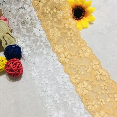 NS2435-1 1M China Manufacturer White and Gold Lace Trimming Border for Wedding Dress