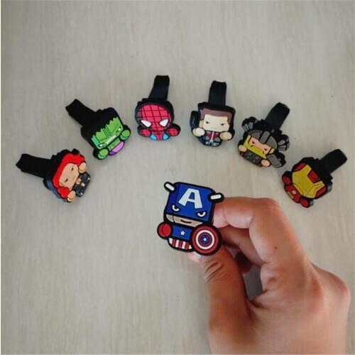 MR TEA 7pcs/Set Super hero series Car Air Freshener Perfume For Car Air Condition Vent Smell stylings Accrssories