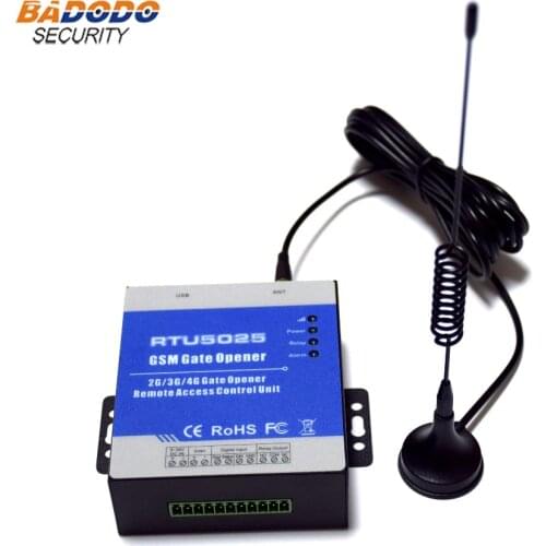 RTU5025 GSM 2G 3G APP SMS remote control gate opener remote access controller unit relay remote ON/OFF switch for sliding gate