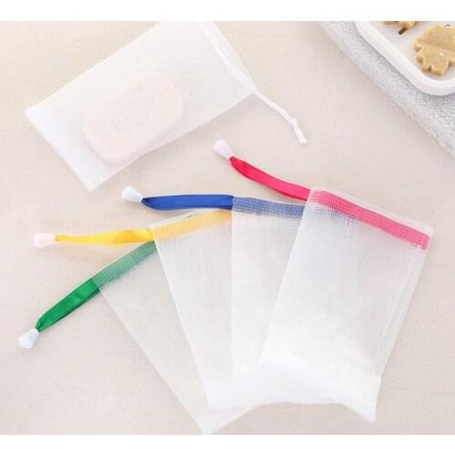 10/3/1 pcs Soap Foaming Net Nylon Foaming Net Shower Soap Foaming Net Hanging Bubble Mesh Bag Random Color Bathroom accessories