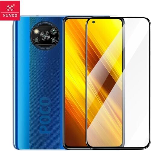 Xundd Phone Glass For Xiaomi POCO X3 Glass Screen Protector 9H Tempered Film Protective Glass For Xiaomi POCO X3 X 3 NFC