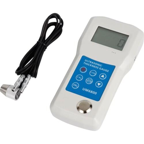 UM6800 Ultrasonic Thickness Gauge 1.0-280mm,0.05-11.0inch (in Steel) High resolution measurement