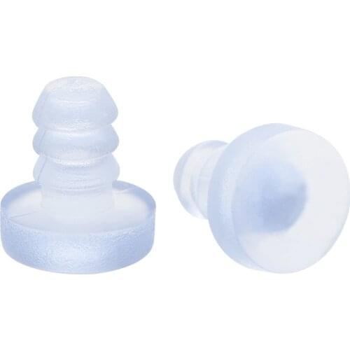 10/20/30/50/100 Pcs Silicone Soft Stem Bumpers 5mm Thread Diameter for Glass Table Cabinet
