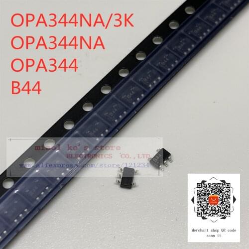 100%New original; OPA344NA/3K OPA344NA/250 OPA344NA OPA344 B44 - IC OPAMP GP 15mA 2.5V-5.5V 1MHZ RRO SOT23-5/SC-74A/SOT-753