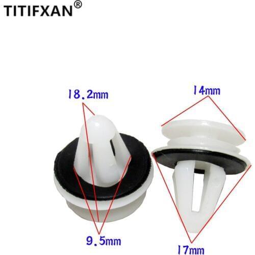 20PCS Car door panel plastic fastener clip for Volkswagen Jetta Lavida Bora Gran Lavida For Skoda Octavia Fabia