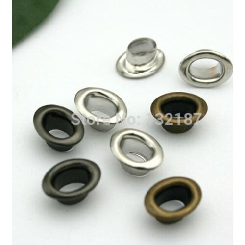300pcs/lot Special Unique metal brass eyelets oval metal grommets eyelets free shipping JY-011