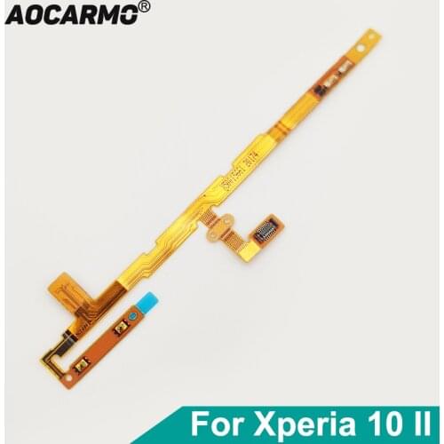 Aocarmo For Sony Xperia 10 II X10ii XQ-AU51 XQ-AU52 SO-41A SOV43 Power On/Off Volume Button Switch Flex Cable