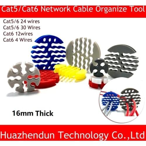 16mm category5 /category 6 Network cable Comb Machine Wire Harness Arrangement tidy tools for computer room 4/12/24/30 Wires