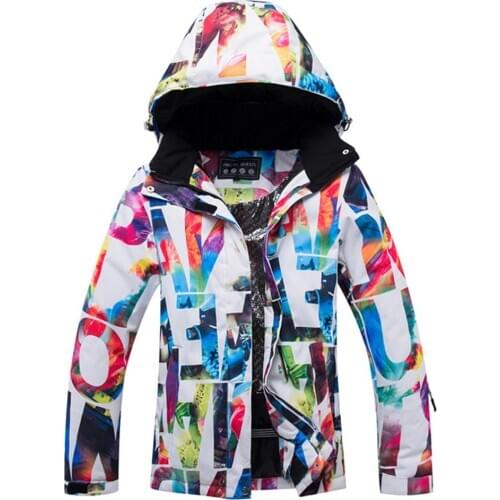 ARCTIC QUEEN Skiing Jackets Women Snowboarding Jacket Female Winter Sportswear Snow Ski Jacket Breathable Waterproof Windproof