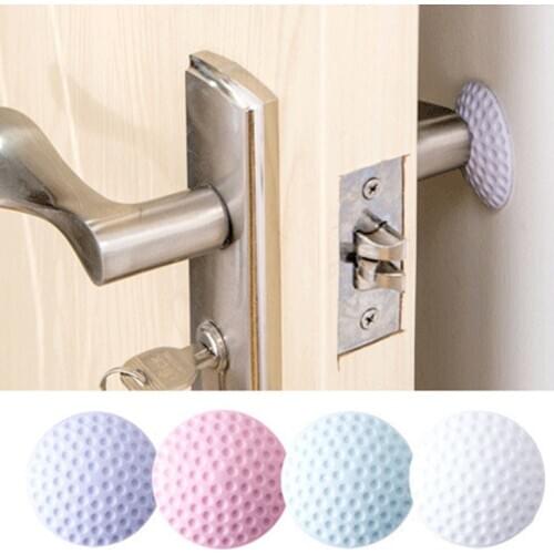 Silent Gate Sponge Fenders Door Anti-collision Pad Children Silicone Rubber Wall Handle Pad Stickers
