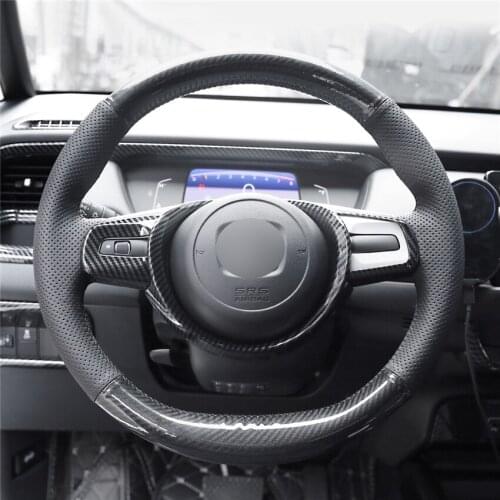 DIY Anti-Slip Wear-Resistant Steering Wheel Cover For Honda Fit 2020 Jazz 2020 Car Interior Decoration