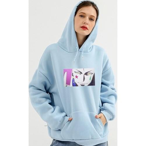 Grunge Couple Hoodie Fun Anime Japanese Women Hooded Sweatshirt Gothic Punk Harajuku Oversize Hoodie Streetwear Men Thickening