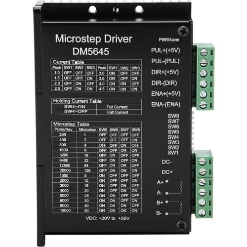 DM5645 4.5A 57 86 Two-Phase Stepper Motor Controller Driver Replacement M542/2M542