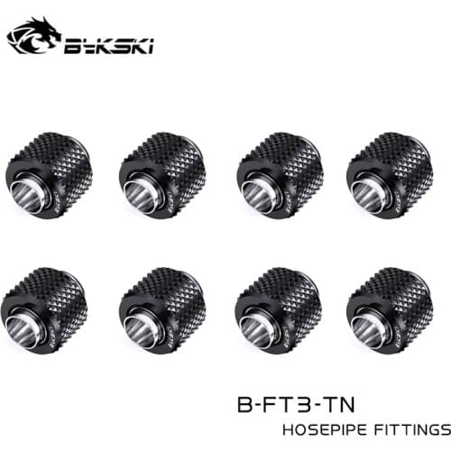 8pcs/lot Fitting use Inside Diameter 9.5+ Outside Diameter 12.7mm Hose 3/8"ID X 1/2"OD Tubing Hand Compression Connector Fitting