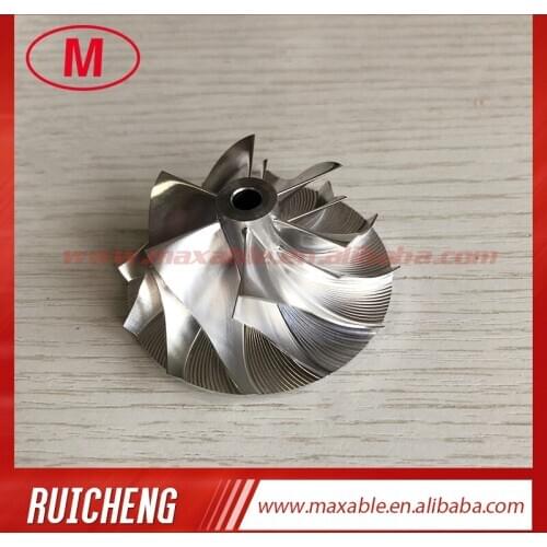 GT15-25 6+6 blades 38.50/52.19mm high performance turbo milling/aluminum 2618/ billet compressor wheel