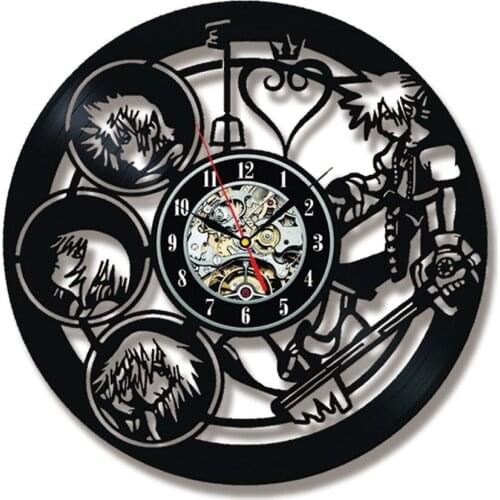 Artistic Ribbon Gymnastics Vinyl Album Re-purposed Record Wall Clock Rhythmic Gymnast Home Decor Wall Watch Female Athletes Gift