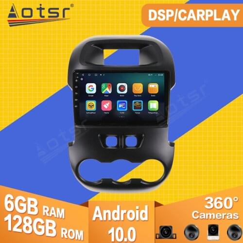 128G For Ford Ranger F250 2011 2012 2013 2014 Android Car Tape Radio Recorder Video Player Navi GPS Carplay Multimedia Head Unit