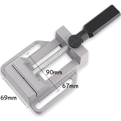 Mini Multi-functional Bench Vise Household Workbench Small Vise Flat 70mm Aluminum Alloy Tools Clamp On Table Bench Vise