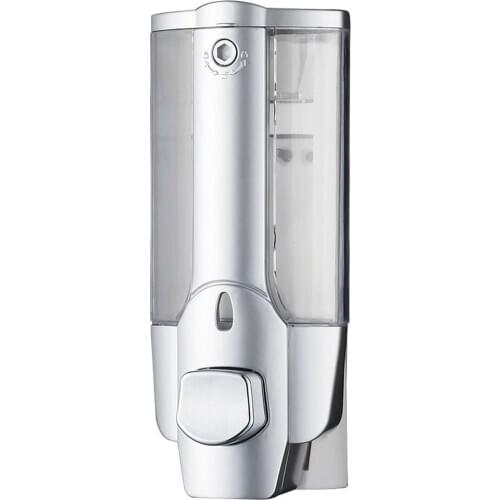 350ml Liquid Soap Dispenser Wall Shampoo Dispensers Hand For Sink Bathroom Washroom Hotel Shower Bath with a Lock