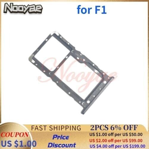 Novaphopat For Xiaomi Pocophone F1 SIM Card Tray Holder SD Card Reader Slot Socket Adapter Replacement Parts