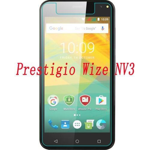 2PCS NEW Screen Protector phone For Prestigio Wize NV3 phone Tempered Glass SmartPhone Film Protective Screen Cover