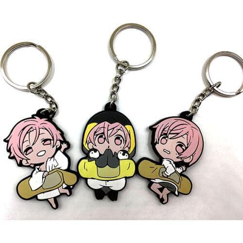 2018 New Arrival Ten Count Original Japanese anime figure Takarai Rihito rubber mobile phone charms/keychain