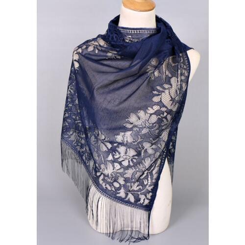 Bufanda Mujer 2019 New Foulard Women Scarf Shawl Headband Echarpe Femme Bandana Tassels Lace Muslim Hijabs Head Scarves