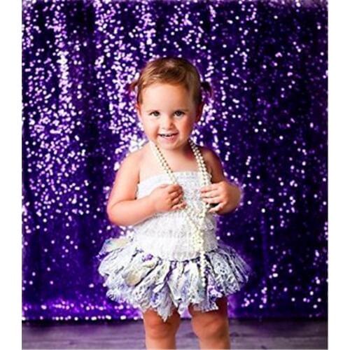 Princess Purple Sequin Fabric Photo Backdrop Wedding Photo,Photography Background,Ceremony Background, Baby Birthday Party