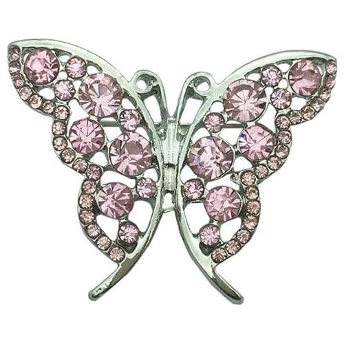 Rhinestone Insects Butterfly BroochFor Women Simple Design Fashion Jewelry Wedding Pin And Brooches Bijouterie Broches Gift