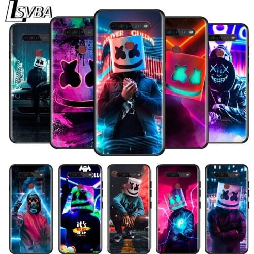 Street Fashion For LG G8 V30 V35 V40 V50 V60 Q60 K40S K50S K41S K51S K61 K71 K22 K31 K42 K92 ThinQ Black Soft Phone Case