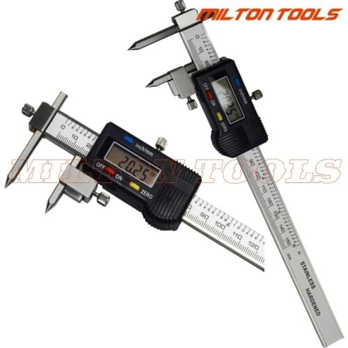 5-150MM Centerline Digital Calipers With Conical Points electronic digital center distance caliper 5-150 mm