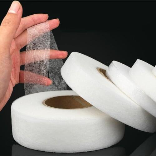 70 Yard White Double Sided Sewing Accessory Adhesive Tape Cloth Apparel Fusible Interlining DIY Accessories Patchwork Lining Fab