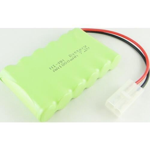 Brown 7.2V 5 NiMH battery charger battery 1800MAH NI-MH 7.2V AA Rechargeable Li-ion Cell