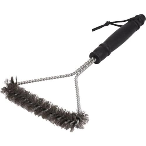 Non-Stick Barbecue Grill BBQ Brush Steel Wire Bristles Cleaning Brushes With Handle Durable Cooking BBQ Tools Hot Sale