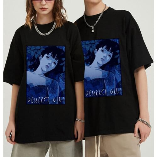 Leisure Man T Shirt Perfect Blue Satoshi Kon Anime 1997 Great T-shirt New Mens O-neck Cartoon Design Tshirt Cotton Tee Harajuku