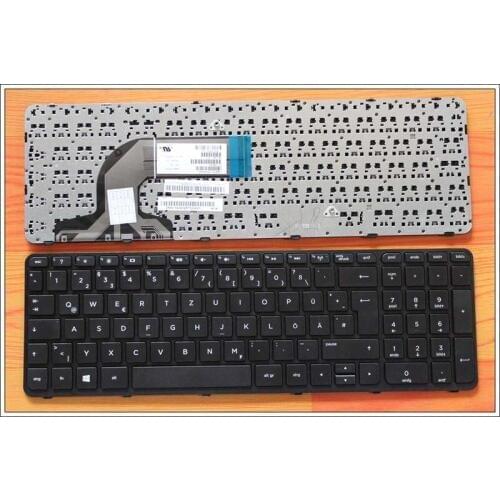 GR Laptop Keyboard for HP Pavilion 15E 15N 15T 15-N 15-E 15-E000 15-N000 15-N100 15T-E000 15T-N100 R65 German Black FRAME