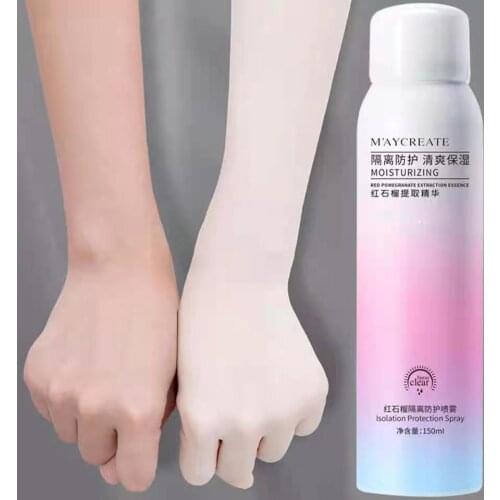 Red Pomegranate Whitening Essence Sunscreen Spray Moisturizing Isolation Protection Waterproof Gentle Long Lasting Sunscreen