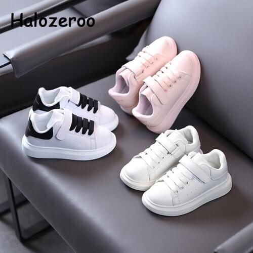 Spring Kids Casual Sneakers Baby Girls Genuine Leather Shoes Children Brand Sport Sneakers Boys Chunky Sneakers Mesh Trainers