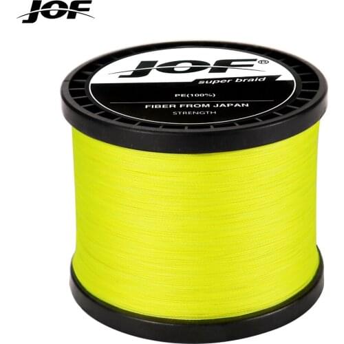 JOF 4 Strands Fishing Line Multifilament 300M 500M 1000M Carp Fishing Japanese Braided Wire Cord Fishing Accessories Sea