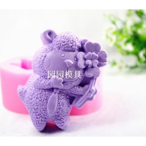 Cartoon Silicone Soap mold Handmade 3D silicone mould DIY Carft molds S326