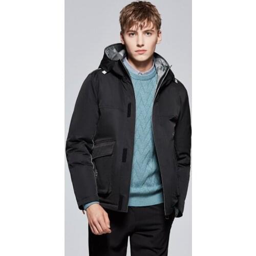 Streetwear White Duck Down Jacket Men 2021 Brand New Cargo Jacket Mens Thick Warm Coat High Quality Windbreaker Jackets Coats