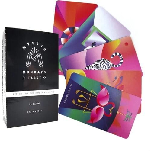 Tarot Cards Deck Board Game Card Set And Guidebook Set For Mystic Mondays Tarot Party Table Games Family Entertainment