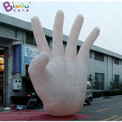 Personalized 5 meters high giant inflatable hand / inflatable finger hand / 16 feet inflatable waving hand toys