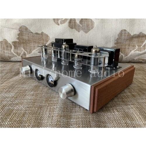 New version Dual UV meter 6H2N+6n1n+6Z4 tube amplifier ,hot sell 6N2 6p1 power amplifier，high quality and good sound