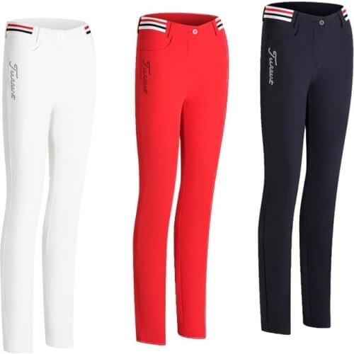 New Summer Thin Stretch Pants Slim Pants Fashion Pants Breathable Comfortable Golf Pants Women