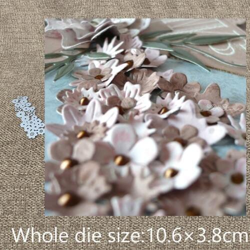 New Design Craft Metal Cutting Dies flowers cluster decoration scrapbook die cuts Album Paper Card Craft Embossing die cuts