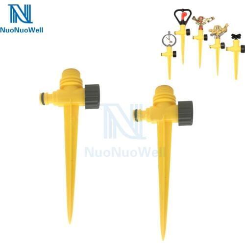 NuoNuoWell 10Pcs Plastic Garden Lawn Watering G 1/2'' 3/4'' Sprinkler Connector Plug Adapter Garden Supplies Water Accessories