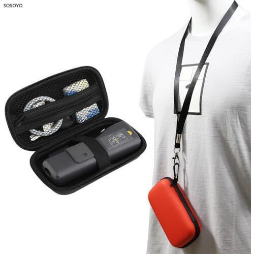 Portable mini Storage bag Waterproof Protective case PU Box With lanyard For DJI Osmo Pocket Handheld Gimbal Camera Accessories